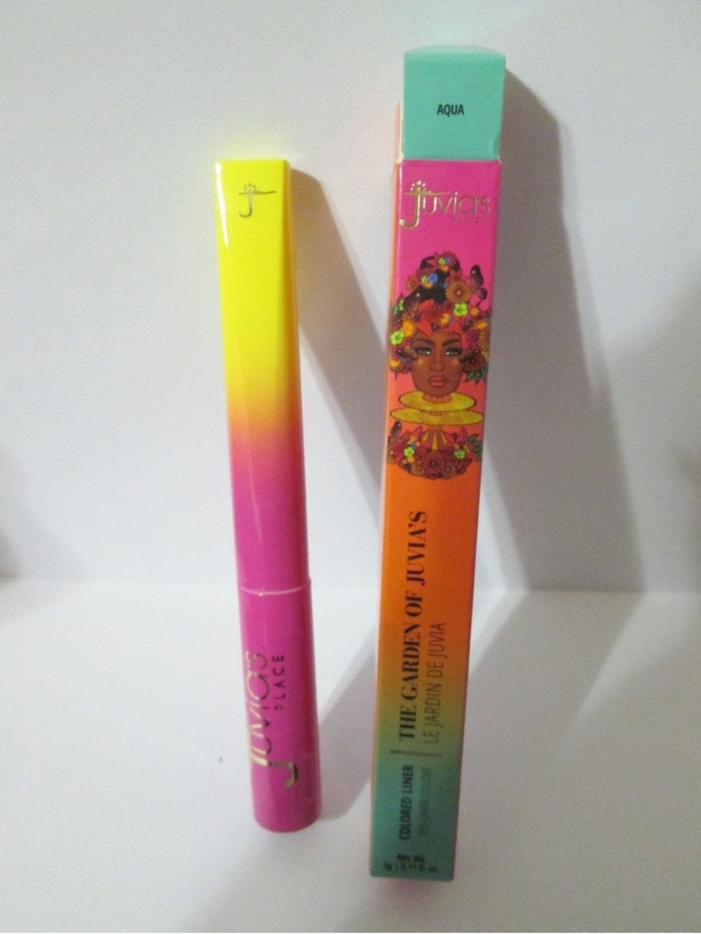 Juvia's Place The Garden Colored Liquid Eye Liner Full Size New in Box AQUA